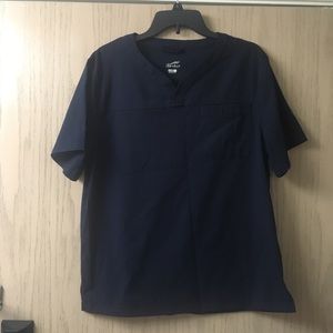 New Small Dansko Navy Blue Scrub Top